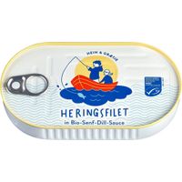 Heringsfilets in BIO-Senf-Dill-Sauce - Produktbild