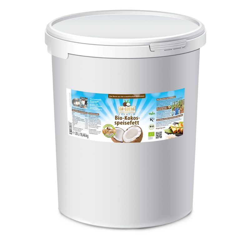 Dr. Goerg Dr. Goerg Premium Bio-Kokosöl neutral / Bio-Kokosspeisefett 20L - Produktbild