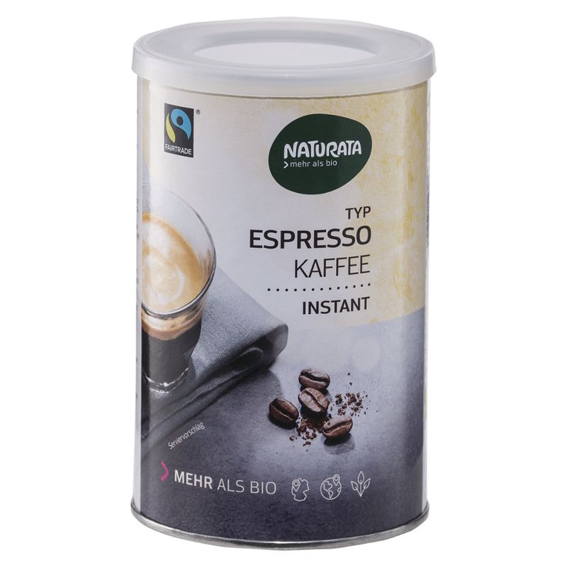 NATURATA Espresso Bohnenkaffee, instant, Dose - Produktbild