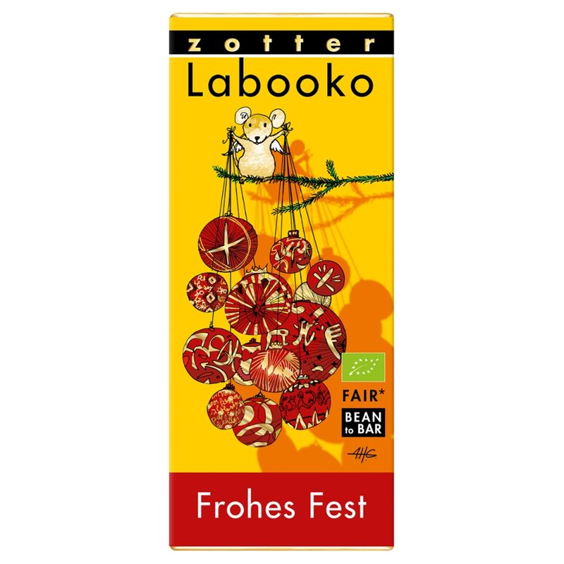 Zotter Schokolade Labooko - "Frohes Fest" - Produktbild