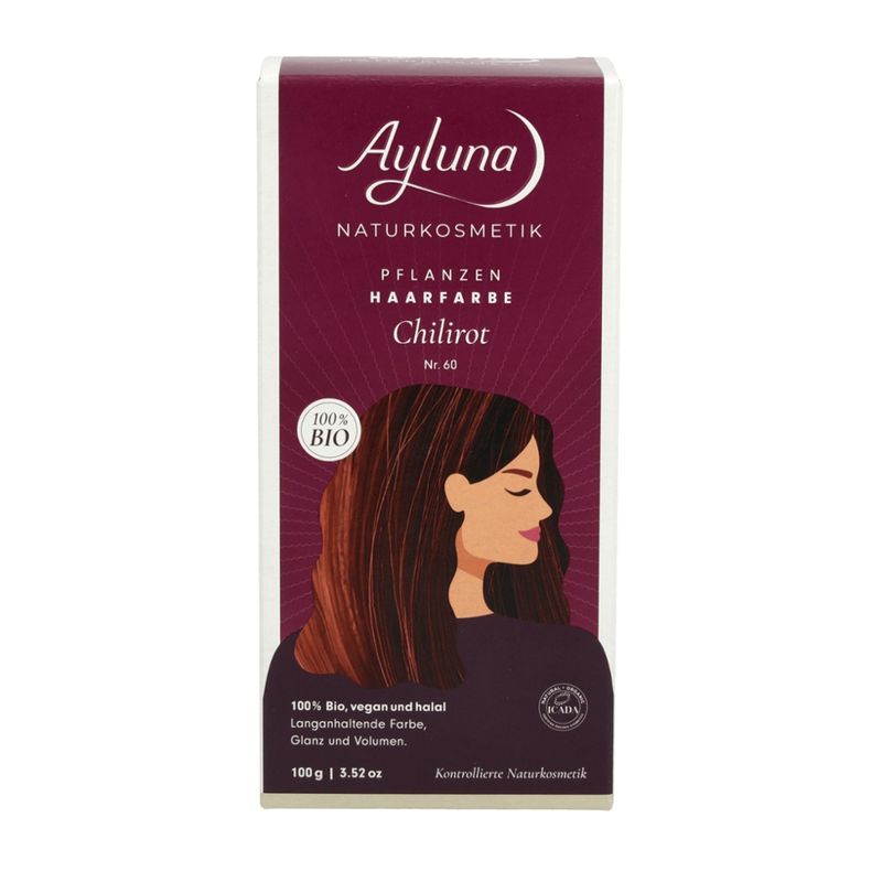 Ayluna Pflanzenhaarfarbe Nr. 60 Chilirot - Produktbild