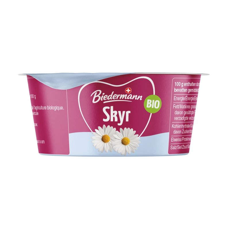 Molkerei Biedermann Biedermann Bio Skyr Nature Laktosefrei 135 g - Produktbild