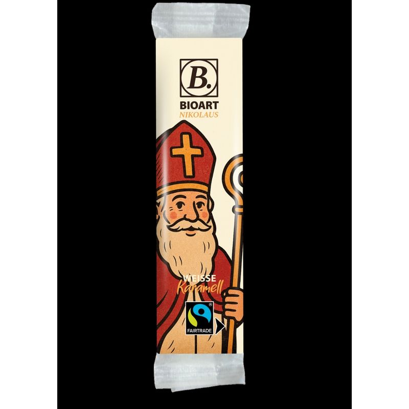 BioArt AG B. Schoko-Riegel Nikolaus 30g bio, FT-Cert. - Produktbild