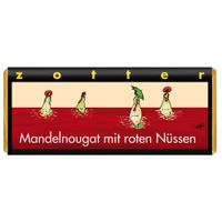 Mandelnougat mit roten Nüssen - Produktbild