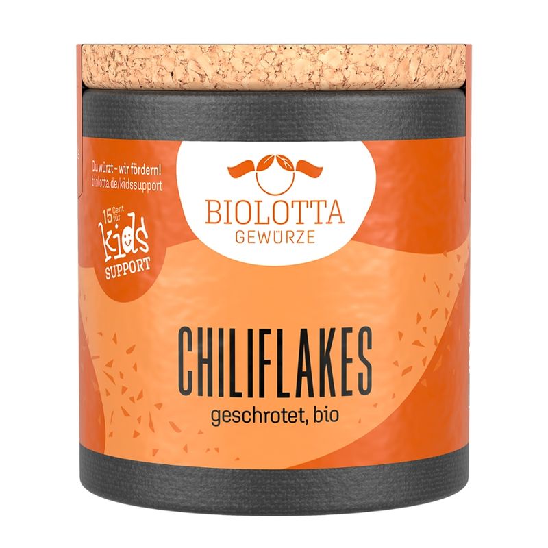 Biolotta Biolotta Korkdose Chiliflakes geschrotet, bio - Produktbild