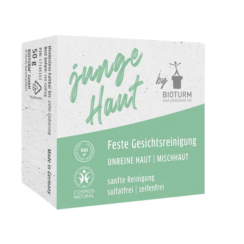 BIOTURM Feste Gesichtsreinigung junge Haut - Produktbild