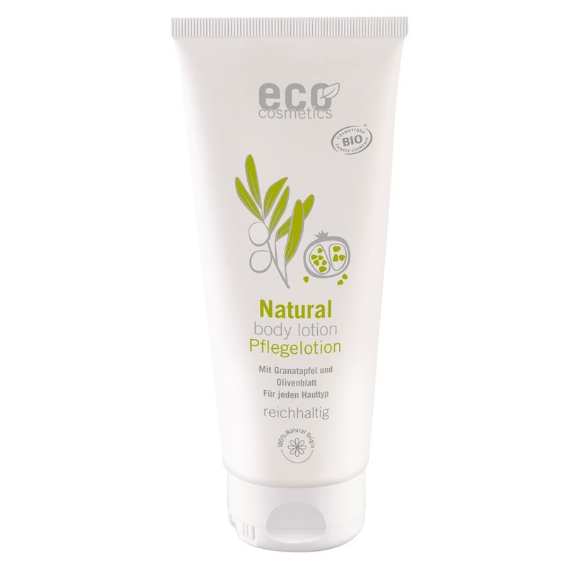 eco cosmetics Pflegelotion mit Olivenblatt und Granatapfel - Produktbild