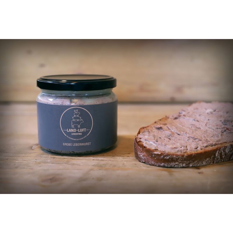 Land.luft Leberwurst grob aus der Bio Wurstmanufaktur in bester Land.Luft Qualität - Produktbild