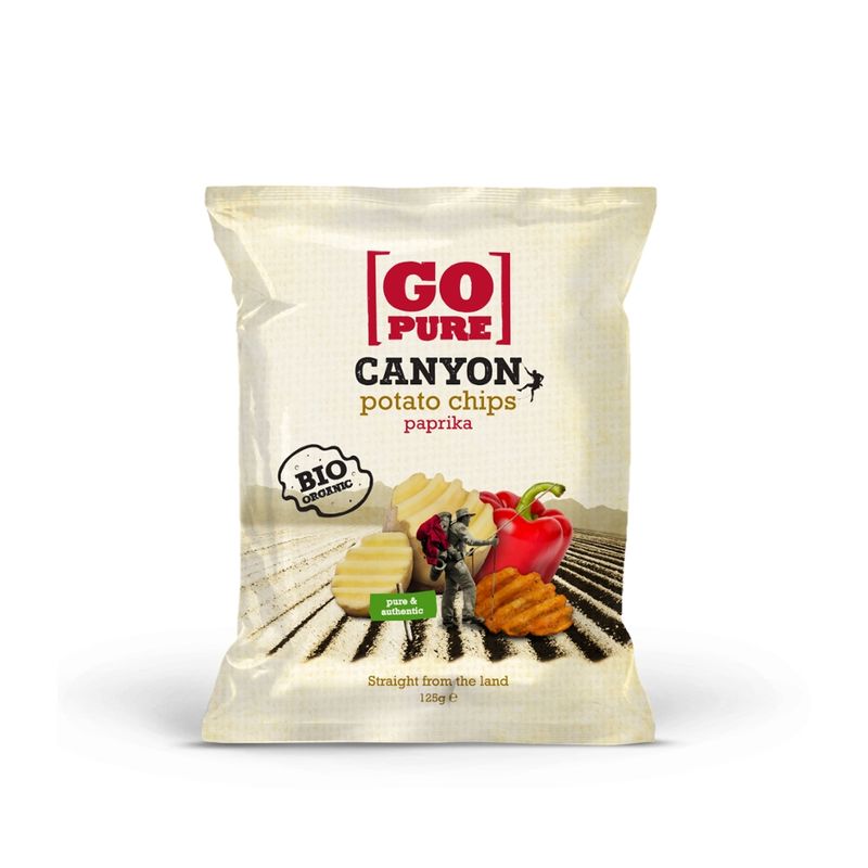 GoPure Canyon potato chips paprika - Produktbild