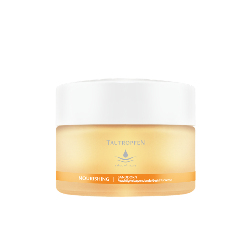 Tautropfen Nourishing/Sanddorn, Feuchtigkeitsspendende Gesichtscreme für trockene Haut - Produktbild