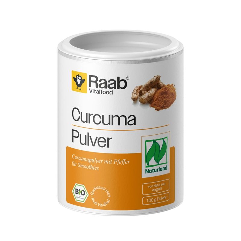 Raab Vitalfood Bio Curcuma Pulver Naturland - Produktbild