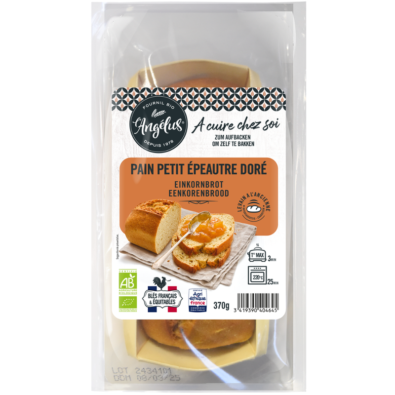 L'Angélus Einkorn-brot 370g zum Aufbacken - Produktbild