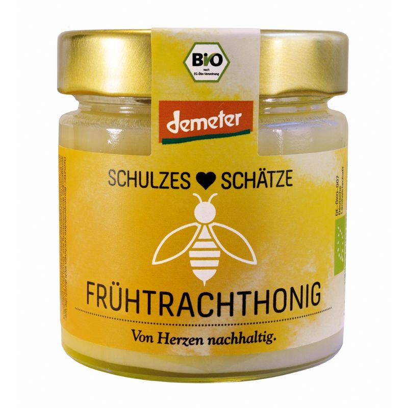 Schulzes Schätze Demeter-Frühtrachthonig 250g - Produktbild
