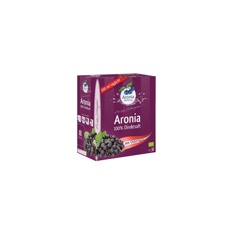 Aronia ORIGINAL Bio Aronia 100% Direktsaft 3l Österreich - Produktbild