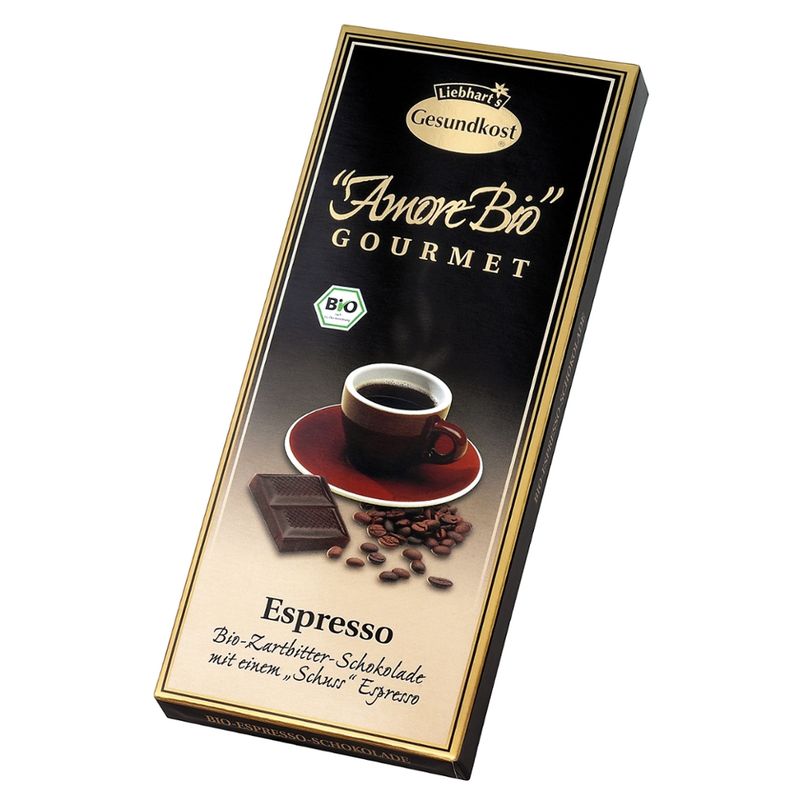 Liebhart's Gesundkost  Bio-Espresso-Zartbitter-Schokolade - Produktbild