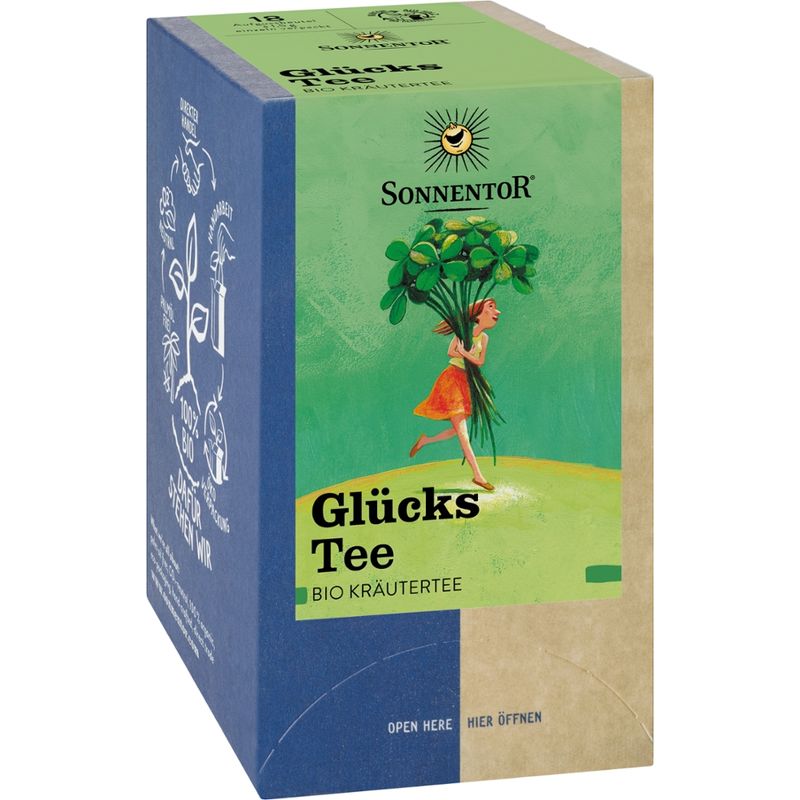 Sonnentor GlücksTee, Doppelkammerbeutel - Produktbild