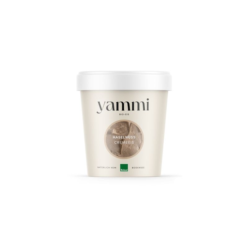 yammi BIO-EIS Haselnuss Cremeeis, Familienbecher - Produktbild