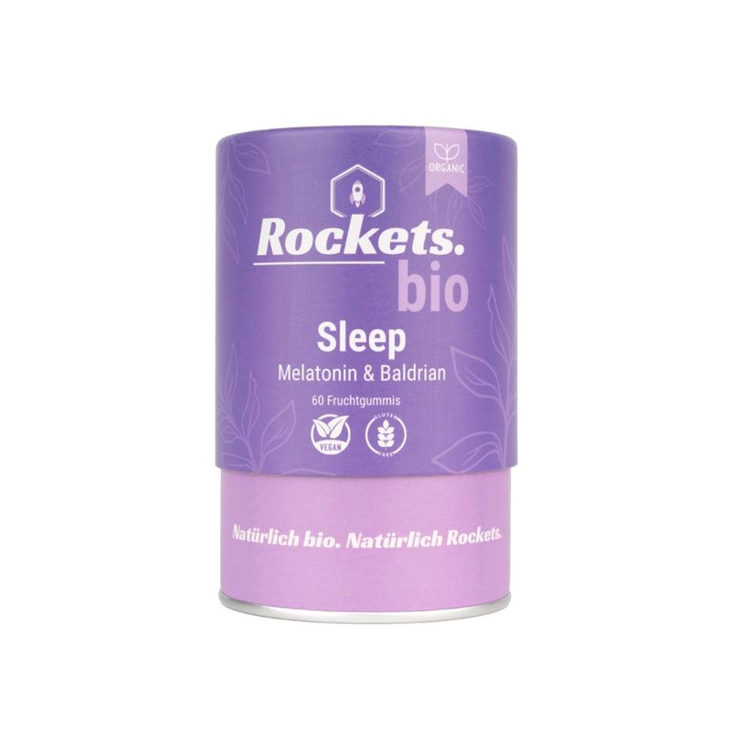 Rockets Bio Sleep Fruchtgummis mit natürlichem Melatonin - Produktbild