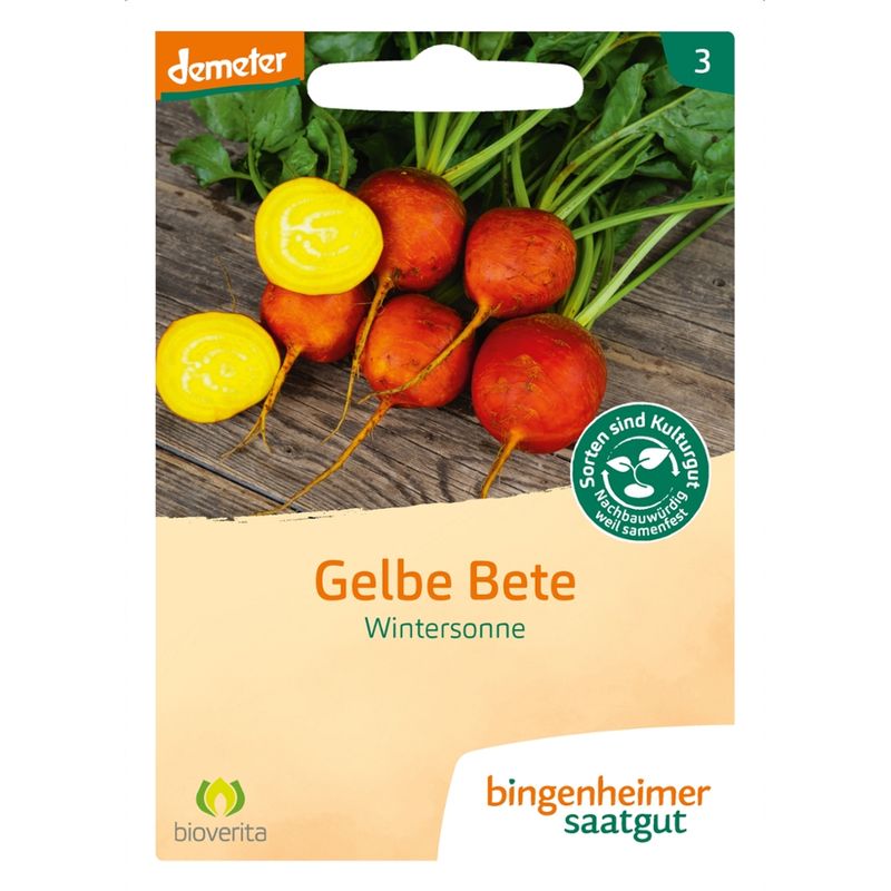 Bingenheimer Saatgut Wintersonne - Rote Bete (Saatgut) - Produktbild
