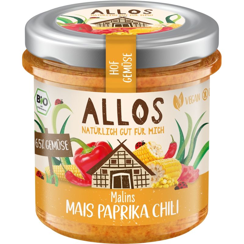 Allos Hof Gemüse Malins Mais Paprika Chili - Produktbild