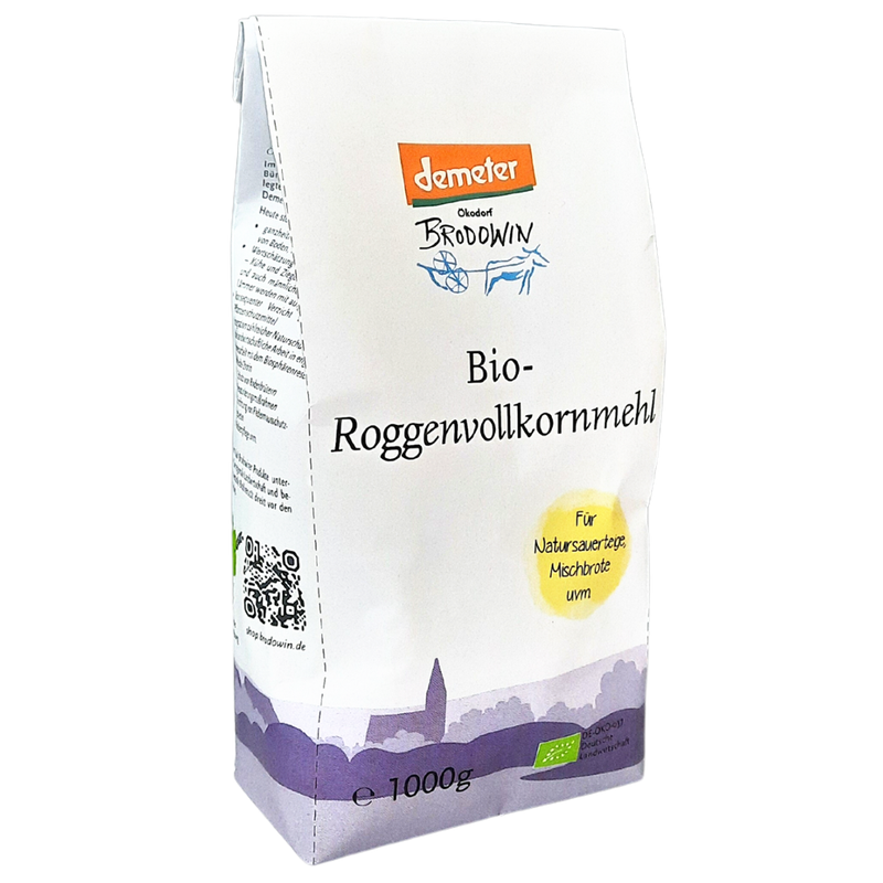 Ökodorf Brodowin Brodowin Demeter Roggenvollkornmehl - Produktbild