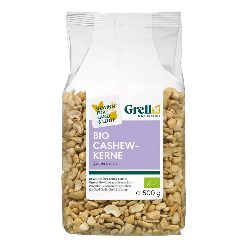 Grell Naturkost Cashewkerne, großer Bruch - Produktbild