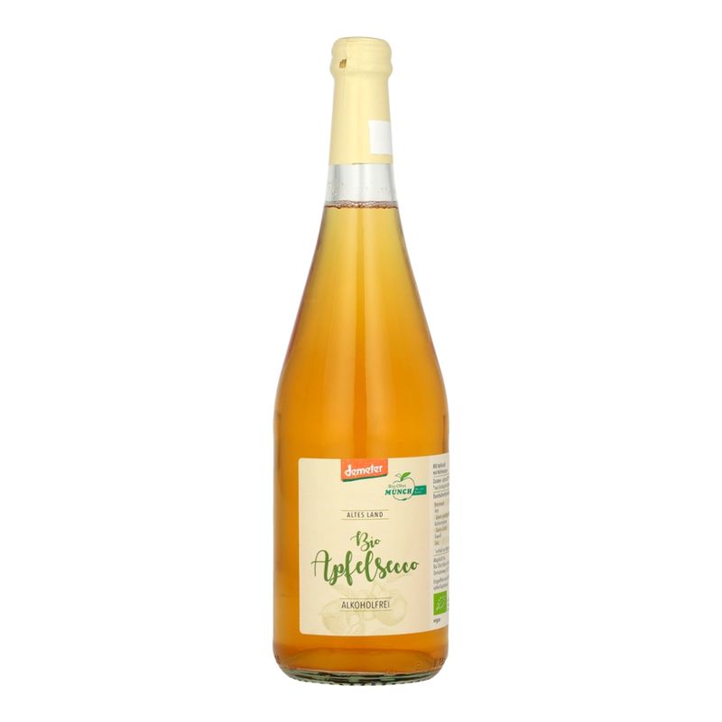 Bio Obst Münch Bio Apfelsecco alkoholfrei Demeter, ohne zusätzlichen Geschmacksstoffe, Spritzig fruchtig - Produktbild