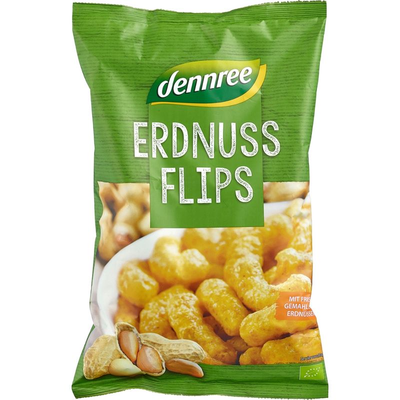 dennree Erdnussflips - Produktbild