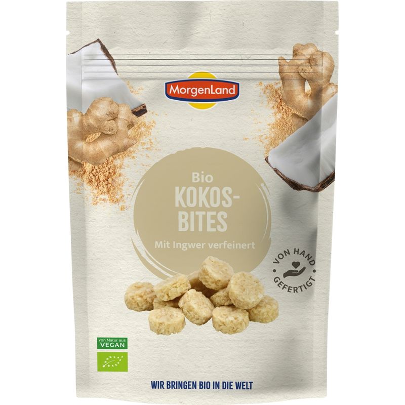 MorgenLand Bio Kokos Bites Ingwer - Produktbild