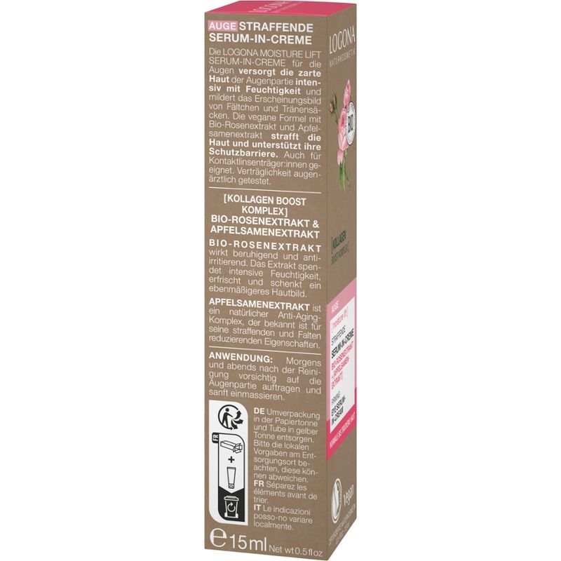 Logona [moisture lift] STRAFFENDE SERUM-IN-CREME - Produktbild