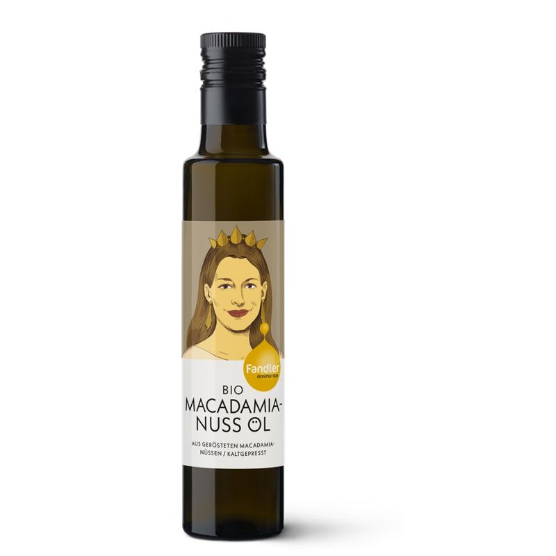 Ölmühle Fandler Fandler Bio-Macadamianussöl kaltgepresst, 500 ml - Produktbild