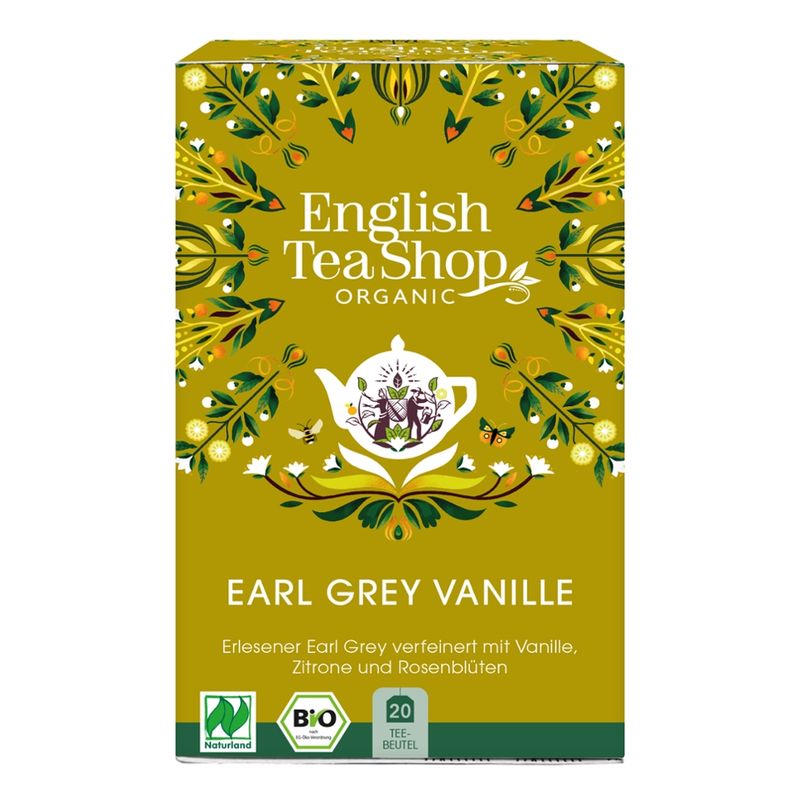 English Tea Shop English Tea Shop - Earl Grey Vanille, BIO Naturland, 20 Teebeutel - Produktbild