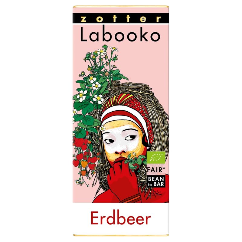 Zotter Schokolade Labooko - Erdbeer - Produktbild