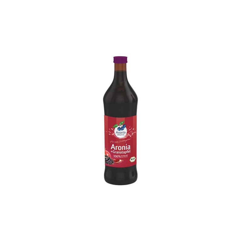 Aronia ORIGINAL Bio Aronia+Granatapfel 100% Direktsaft 0,7l - Produktbild