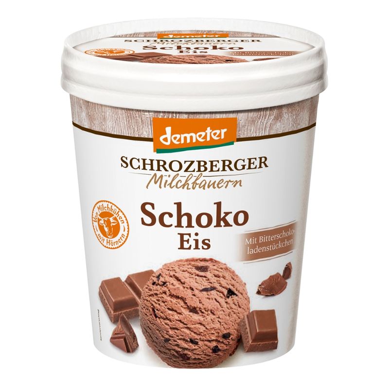 Schrozberger Milchbauern Dem. SchokoEis 500 ml - Produktbild