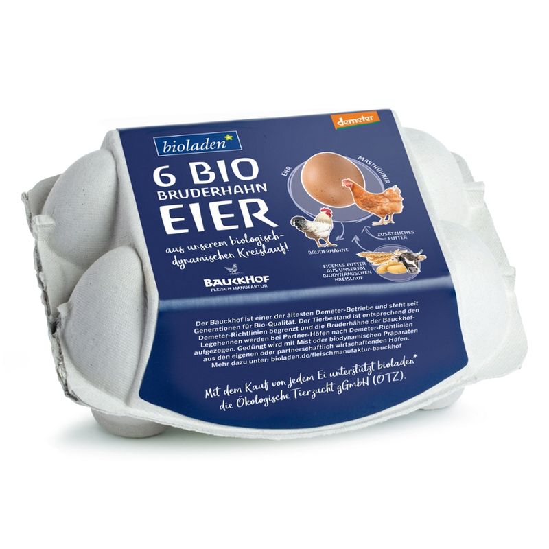 bioladen Bruderhahn Eier, abgepackt - Produktbild