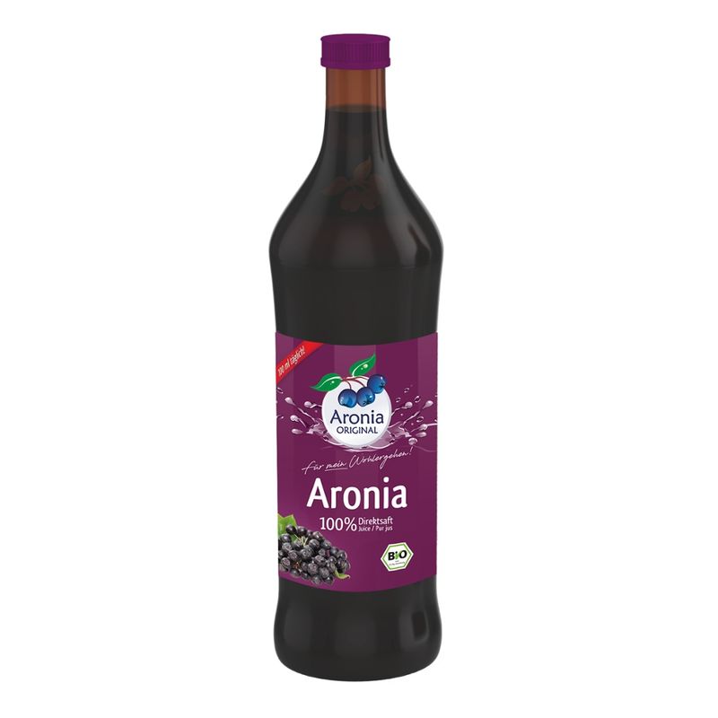 Aronia ORIGINAL Bio Aronia 100% Direktsaft 0,7l - Produktbild