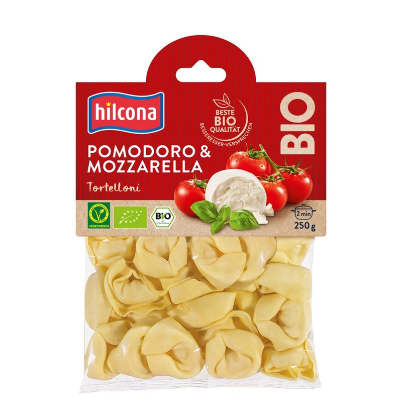 Hilcona Tortelloni Pomodoro-Mozz BIO - Produktbild