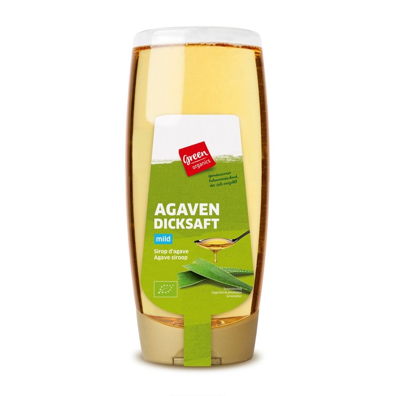greenorganics Agavendicksaft hell 500ml - Produktbild