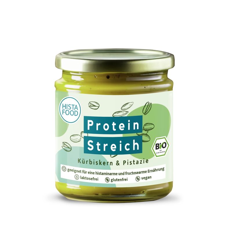 HistaFood Bio ProteinStreich Kürbiskern & Pistazie - leckere Proteinquelle für Menschen mit Unverträglichkeiten - Produktbild