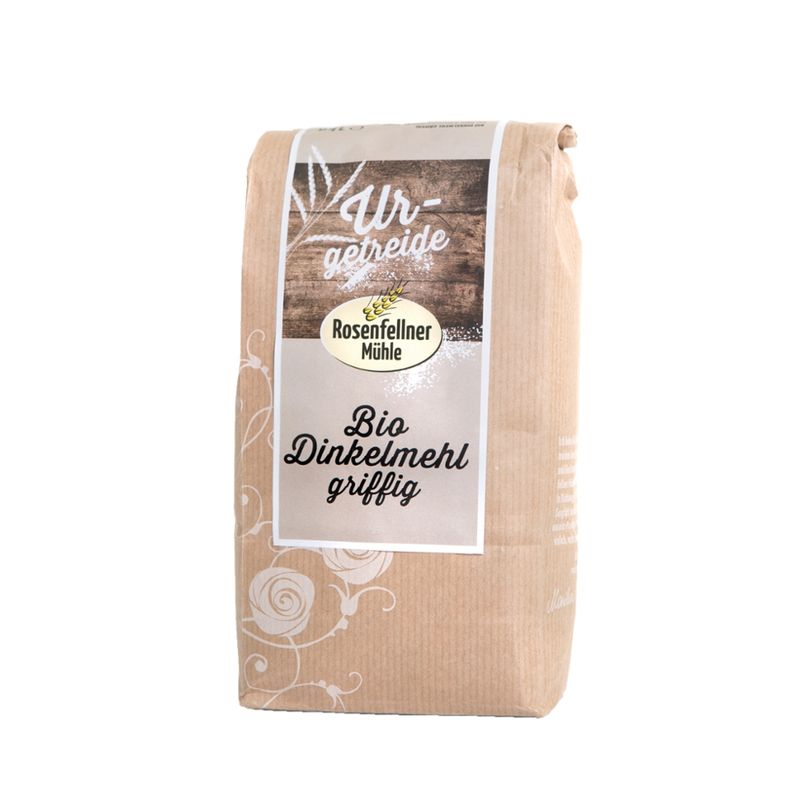 Rosenfellner Mühle & Naturkost Bio Dinkelmehl griffig 1kg - Produktbild