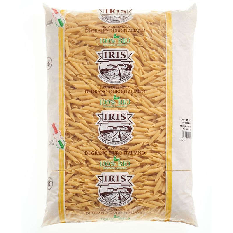 IRIS  Penne aus Hartweizen-Nudeln hell 5 kg. - Produktbild