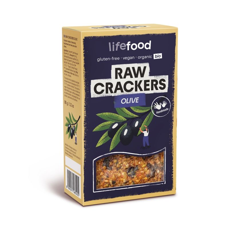 Lifefood  Lifefood Pikantkräcker Olive Roh Bio - Produktbild