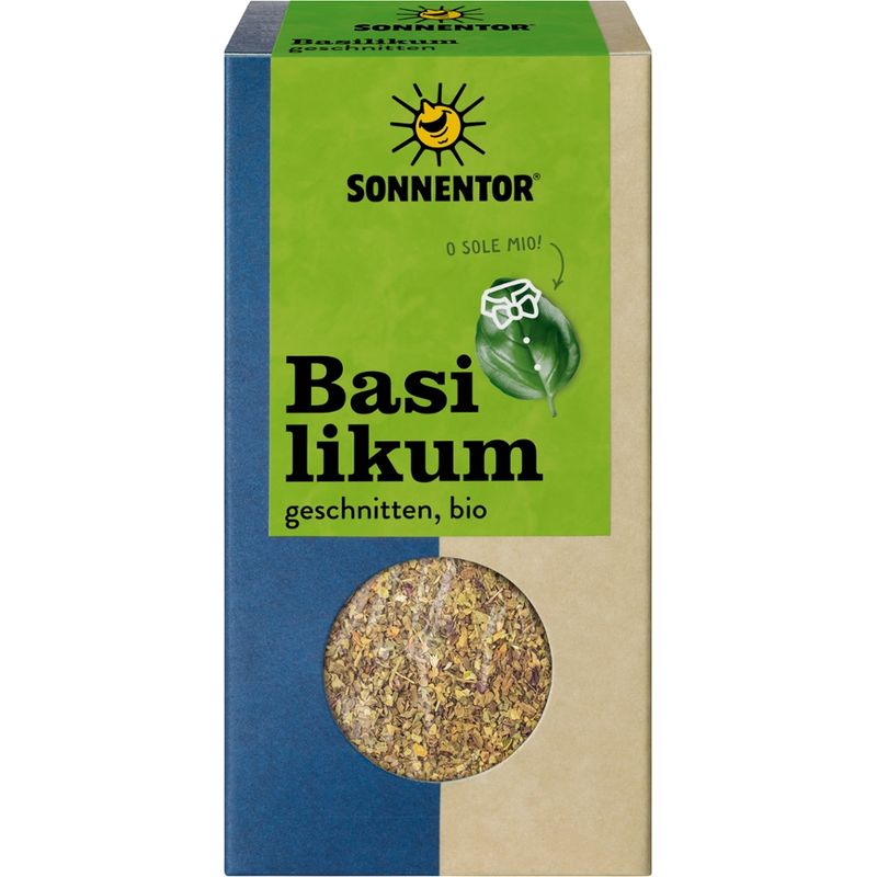 Sonnentor Basilikum geschnitten, Packung - Produktbild