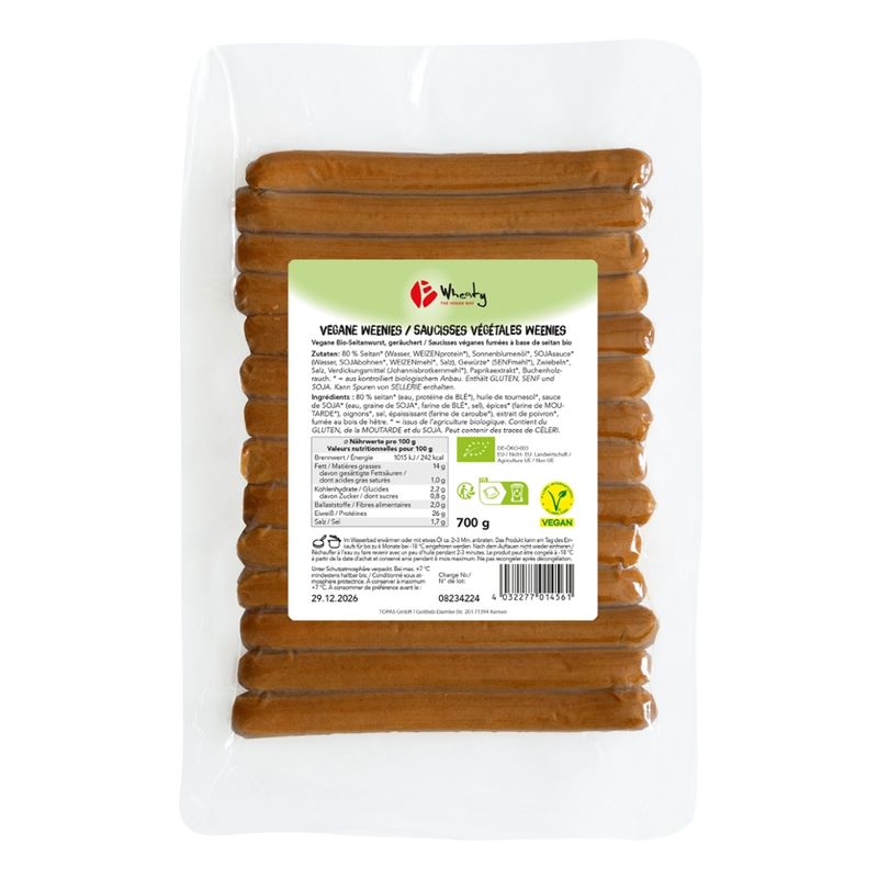 Wheaty Wheaty Vegane Weenies Großpackung - Produktbild