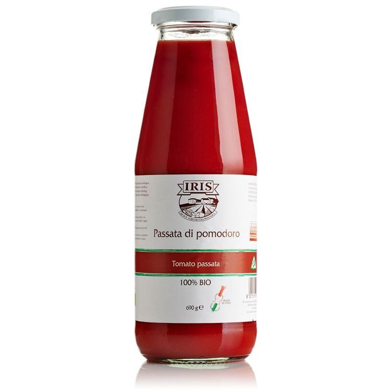 IRIS  Passierte Tomaten ohne Zusatz von Zucker im Glas  690 g - Produktbild
