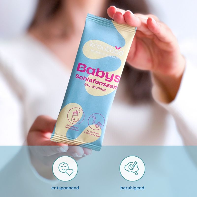 KRAUTBAD Kräuterbad Babys Schlafenszeit aus Bio-Melisse - Produktbild
