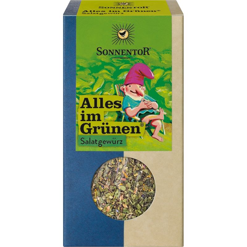 Sonnentor Alles im Grünen® Salatgewürz, Packung - Produktbild