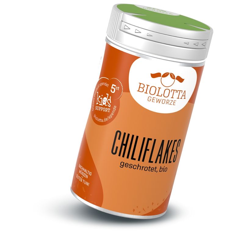 Biolotta Biolotta Gewürzstreuer Chiliflakes geschrotet, bio - Produktbild
