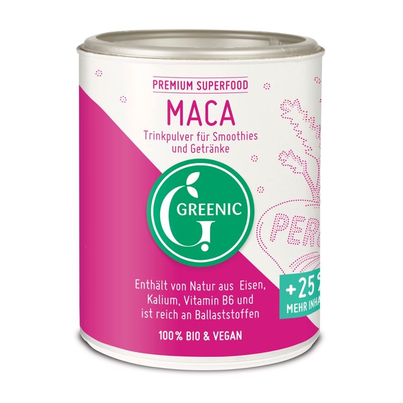 Greenic Maca Superfood Trinkpulver - Produktbild